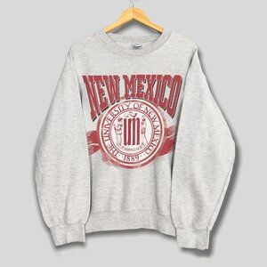 Vintage 90s University of New Mexico Sweatshirt, Logo University of New Mexico
